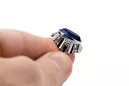 Sterling silver 925 Sapphire Ring Vintage craft vrc043s
